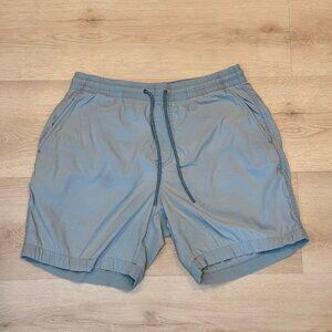 J Crew Tech Dock Shorts - 6" - M - Light Blue